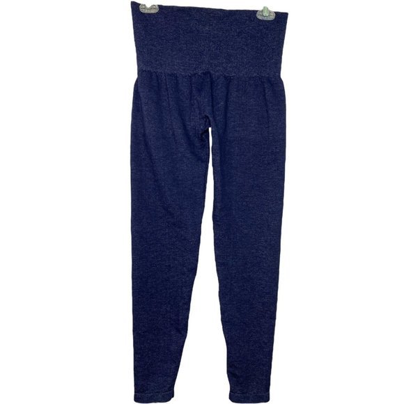Soma Medium Blue Indigo High Rise Slimming Denim-look Leggings - Picture 2 of 5